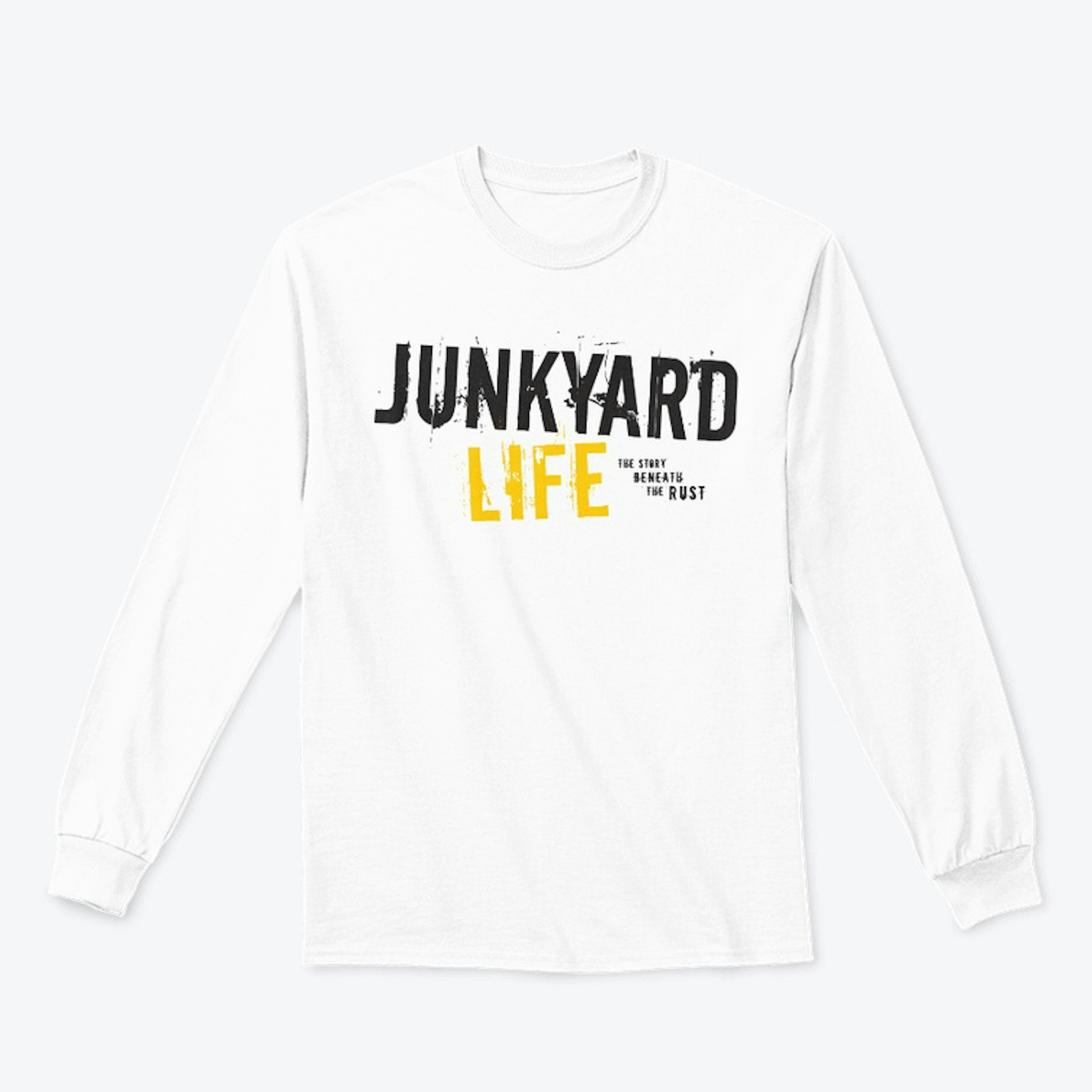 Junkyard Life Logo Long Sleeve Tee Light